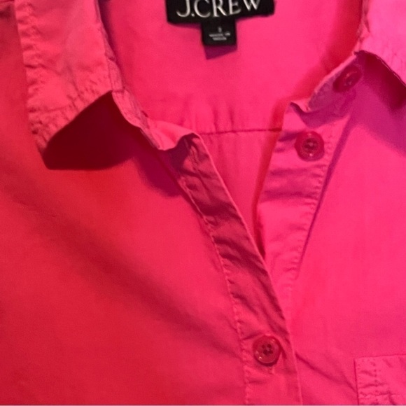 J. Crew, Pink, Button Down Long Sleeve Shirt, Size 2. - Picture 4 of 13